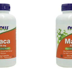 Maca Peruana 500mg Now Foods 250 Veg Caps 2un
