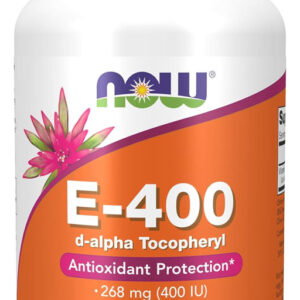 Now Foods Vitamina E-400 D-alfa Tocoferol 250sof Importado