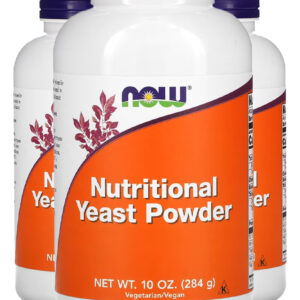Levedura Nutricional Em Pó 284 G Importado 3un Now Foods