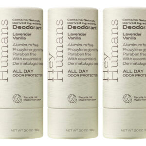 Desodorante Hey Humans, Sem Alumínio, Lavanda E Baunilha, Pa