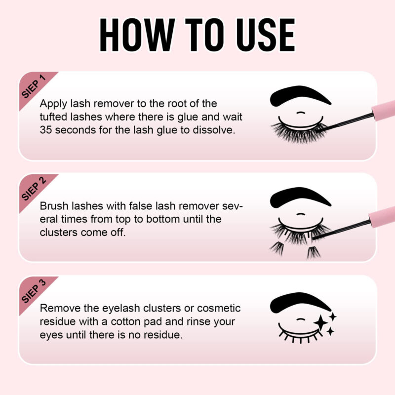 Removedor De Cola Para Cílios Fadlash Cluster Lashes 5 Ml Co - Image 6