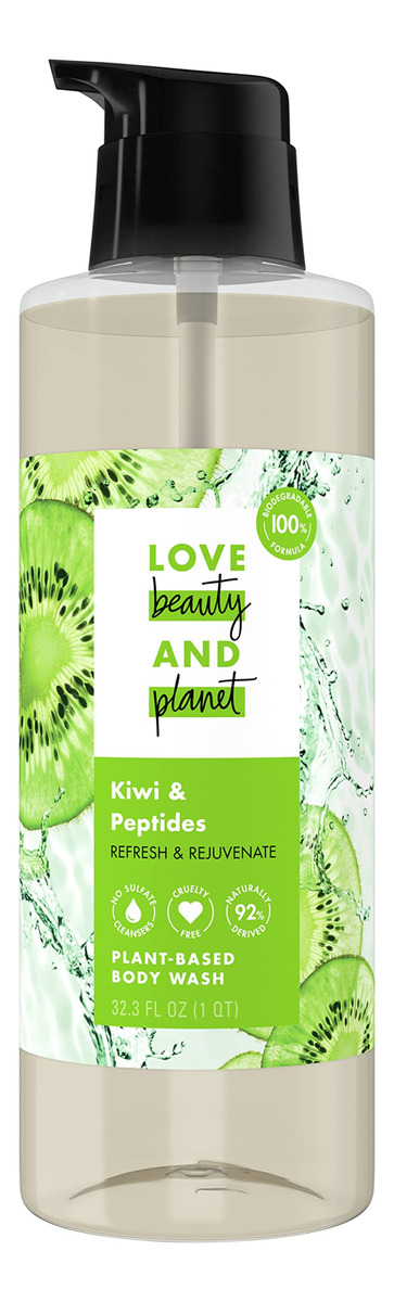 Sabonete Líquido Love Beauty And Planet Refresh Kiwi 955 Ml