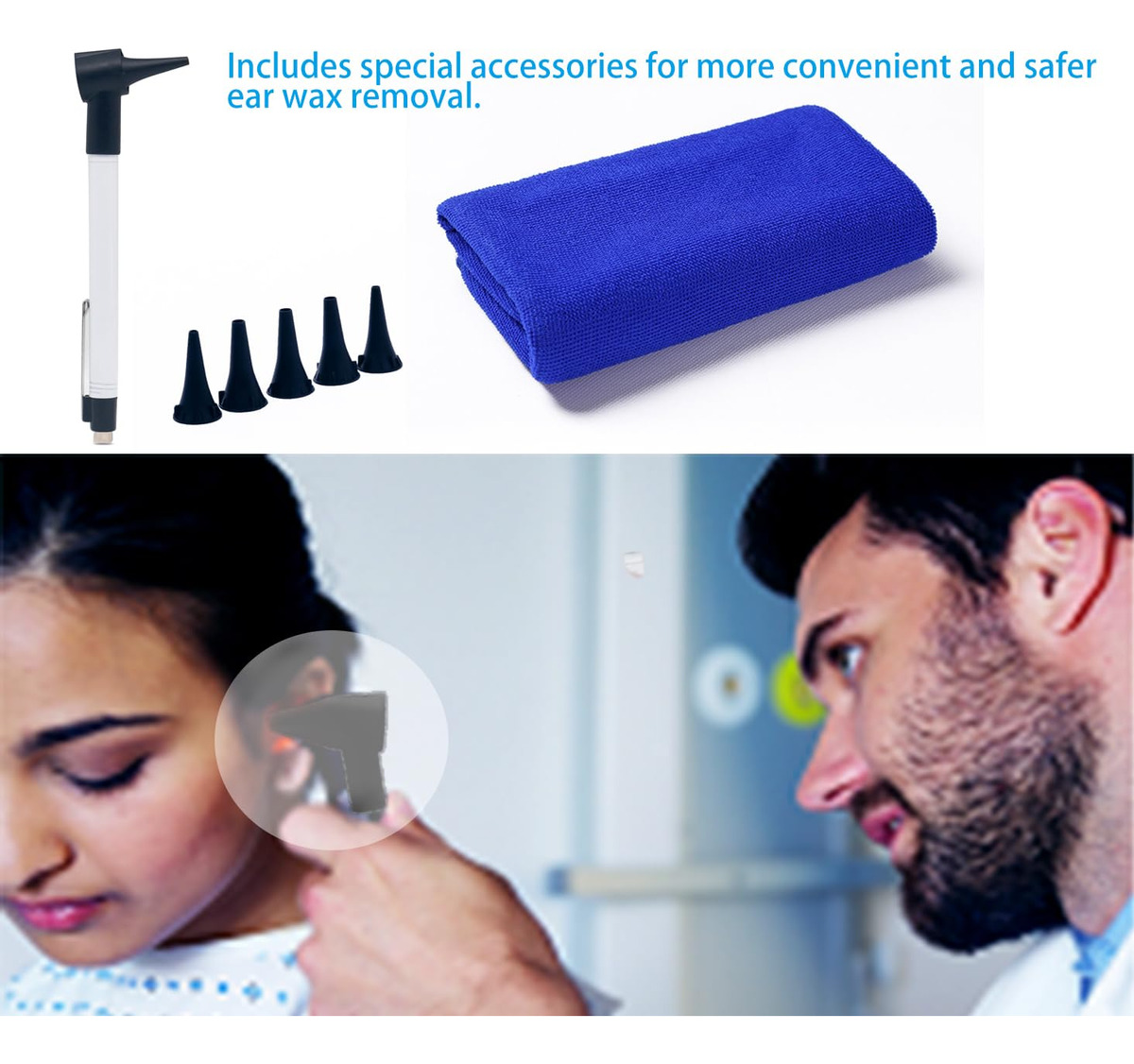 Kit Elétrico De Remoção De Cera De Ouvido Bocoolife Ear Irri - Imagem 6