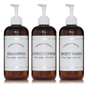 Frascos De Shampoo E Condicionador Artanis Home 480 Ml, Paco