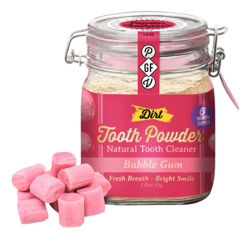 Pó De Dente The Dirt Remineralizing, Sem Flúor, 51g, Vegano
