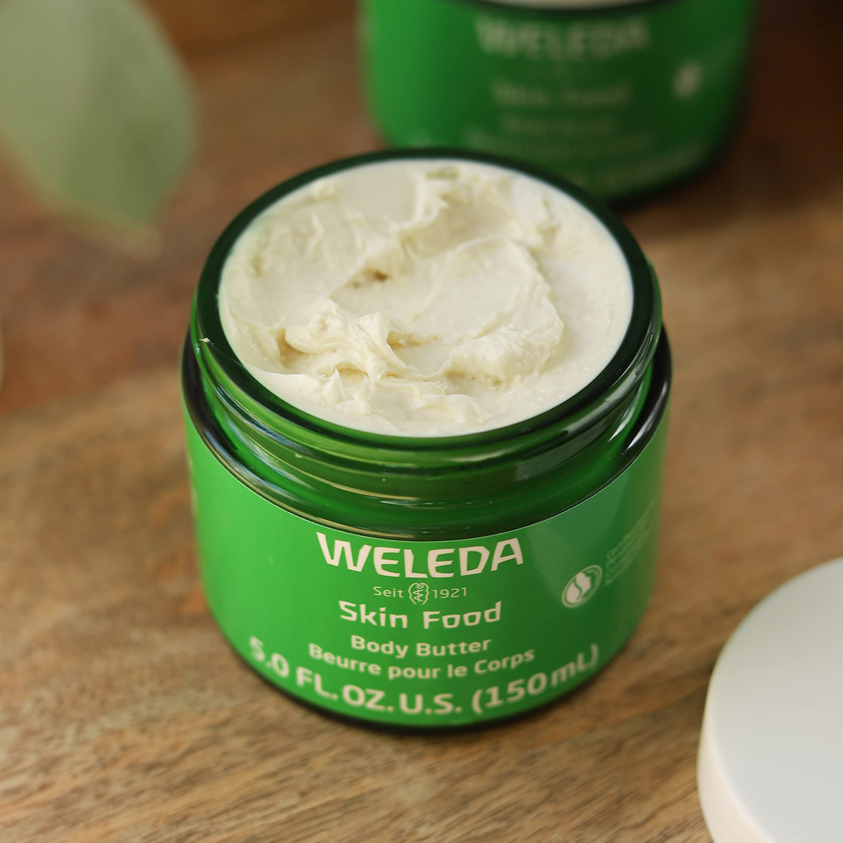 Frasco De Vidro Sustentável Body Butter Weleda Skin Food 150 - Imagem 6