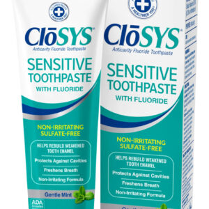 Pasta De Dente Com Flúor Closys, Tamanho De Viagem, Suave