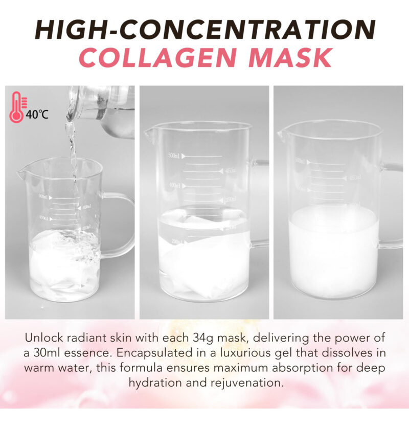 Máscara Facial Huyehf Collagen Hydrating Overnight Hydrogel - Image 8