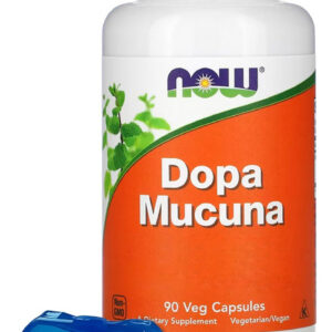 Dopa Mucuna Extracto Now Foods 90 Caps + Porta Cápsulas