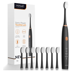Escova De Dentes Elétrica Mornwell Sonic Recarregável Com 8