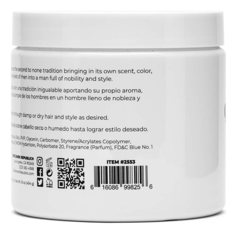 Gel Para Cabelo Gentlemen Republic Oceano 473ml Strong Hold - Imagem 4