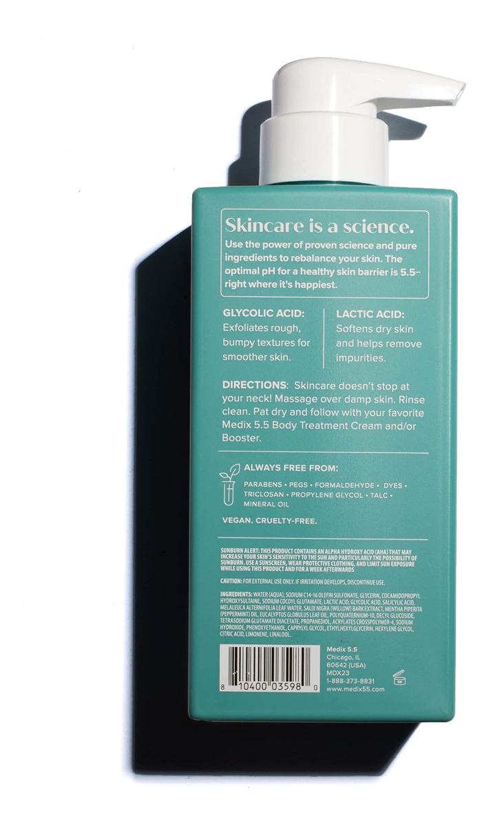 Esfoliante Corporal Medix 5.5 Com Ácido Glicólico E Esfolian - Imagem 7
