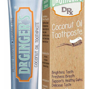 Pasta De Dentes Doctor Ginger's Coconut Oil 120ml Sem Flúor