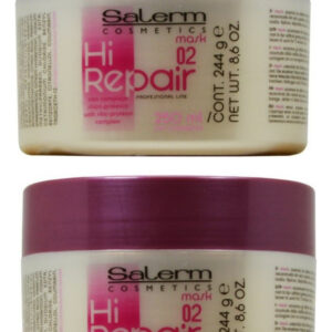 Máscara Salerm Hi Repair 250ml (pacote Com 2) Para Cabelos D