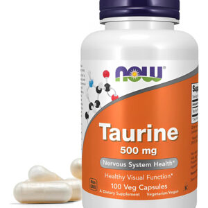 Now Foods Taurina Taurine 500mg 100veg Capsulas