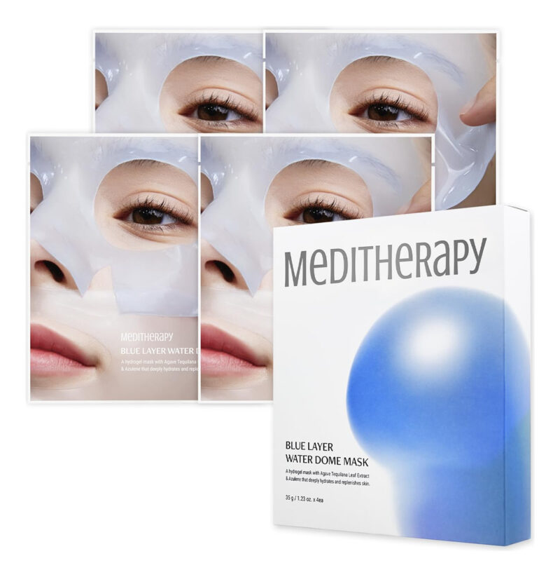 Máscara De Hidrogel Meditherapy Bluelayer Water Dome Com Hia