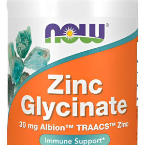 Glicinato De Zinco 30mg Now Foods Zinc Glycinate 120 Softg