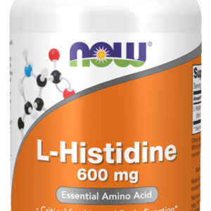 L-histidina 600mg Now Foods 60 Cápsulas Importado