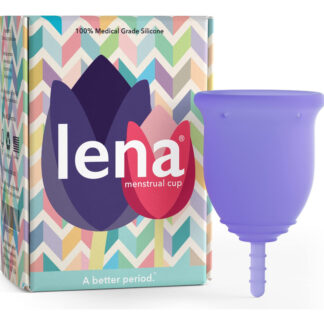 Copo Menstrual Lena Cup Reutilizável Roxo Grande