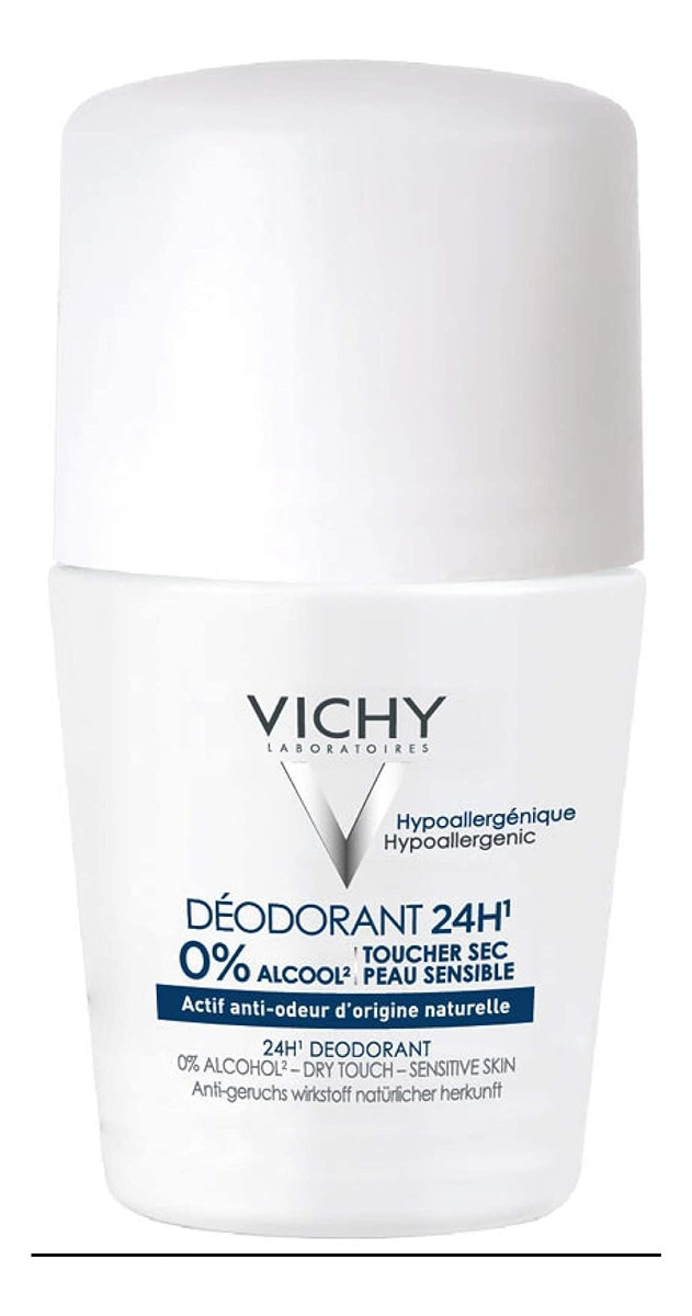 Desodorante Vichy 24 Horas De Toque Seco Roll-on 50 Ml Sem A