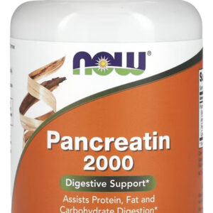 Pancreatina 200mg Now Foods 250veg Cáps Importado