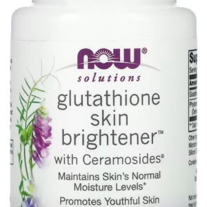 Iluminador De Pele Now Solutions Com Glutação, 30 Cápsulas, Sabor Sem Sabor