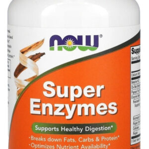 Now Foods Super Enzymes 90 Tablets Probiótico Digestivo