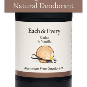 Desodorante Para Cada Cedro E Baunilha 75ml Para Pele Sensív