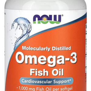 Ômega-3 Molecularmente Destilados Now Foods 200softgels Sabor N/a