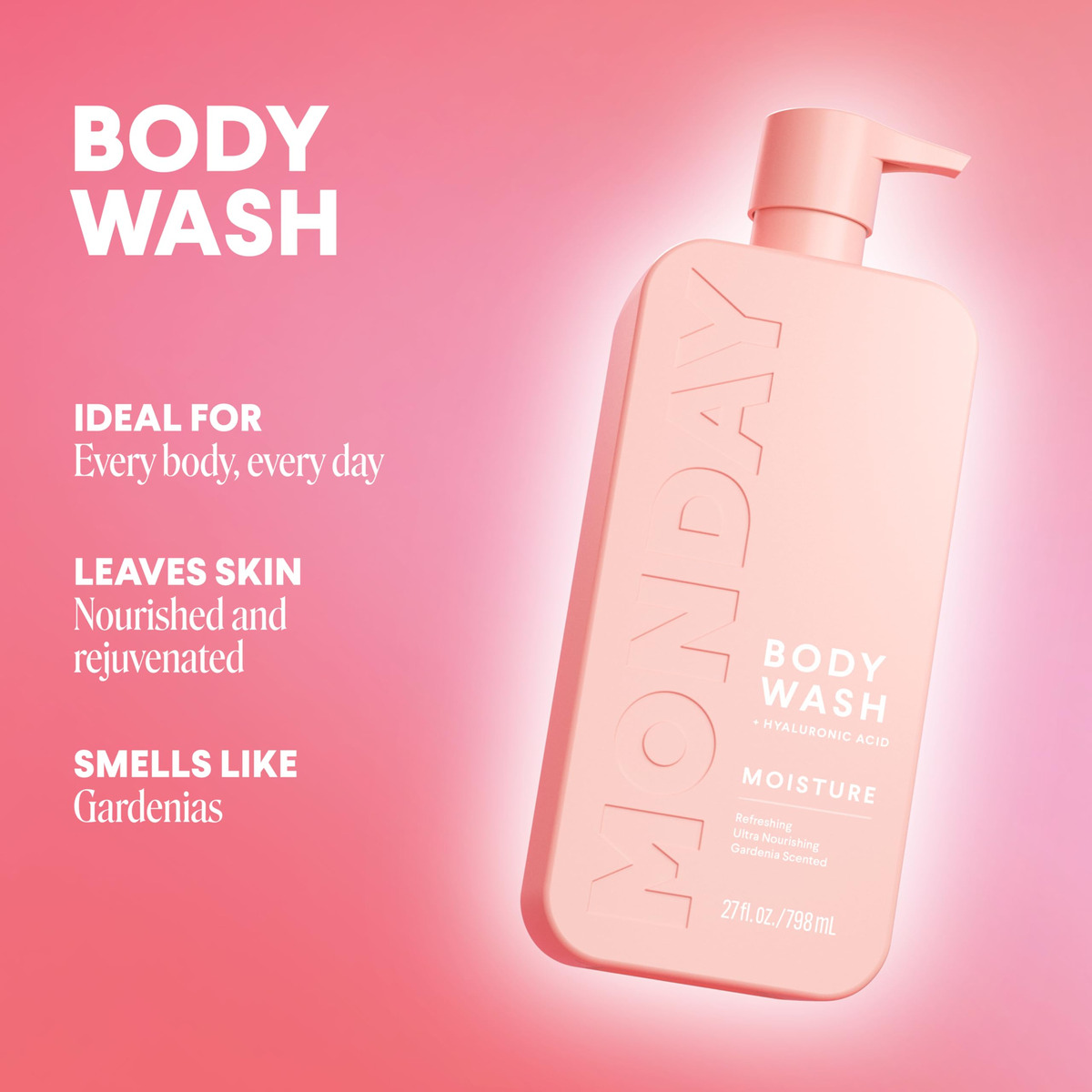 Body Wash Monday Haircare Moisture Com Manteiga De Karité 80 - Imagem 3