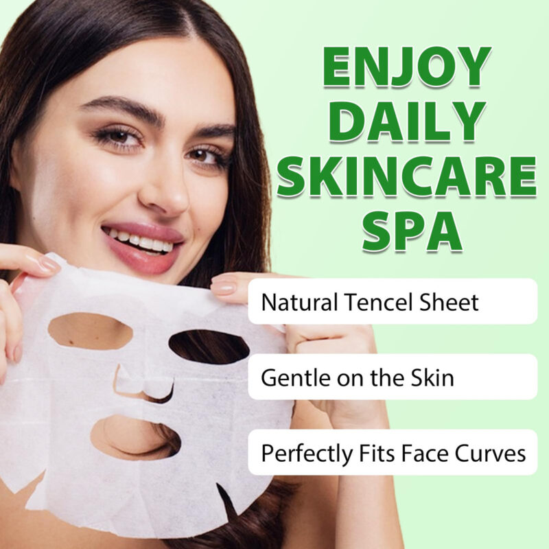 Sheet Masks Guoyaolifu Hydrating & Smoothing, Pacote Com 12 - Image 6