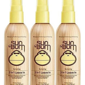 Condicionador De Cabelo Leave In Sun Bum Revitalizing 3 Em 1