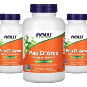 Pau Darco 500mg Now Foods 250veg Caps 3un