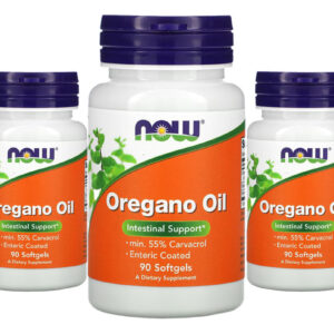Óleo De Orégano Now Foods Oregano Revestido 90 Sofgels 3un