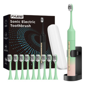 Escova De Dentes Elétrica Fairir Sonic 42000 Vibrations 10 C