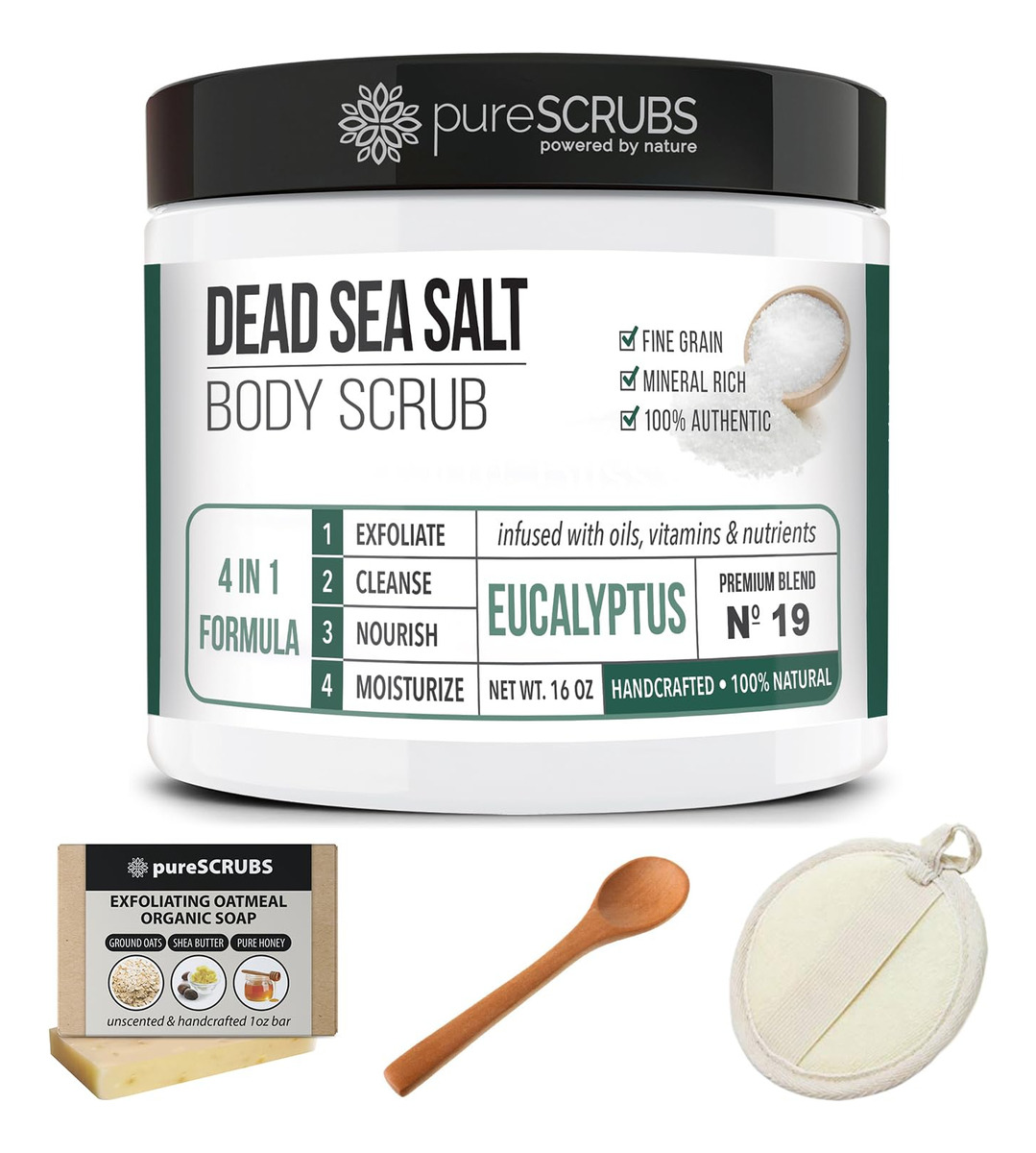 Esfoliante Corporal Purescrubs Premium Eucalyptus 473 Ml Com - Imagem 7