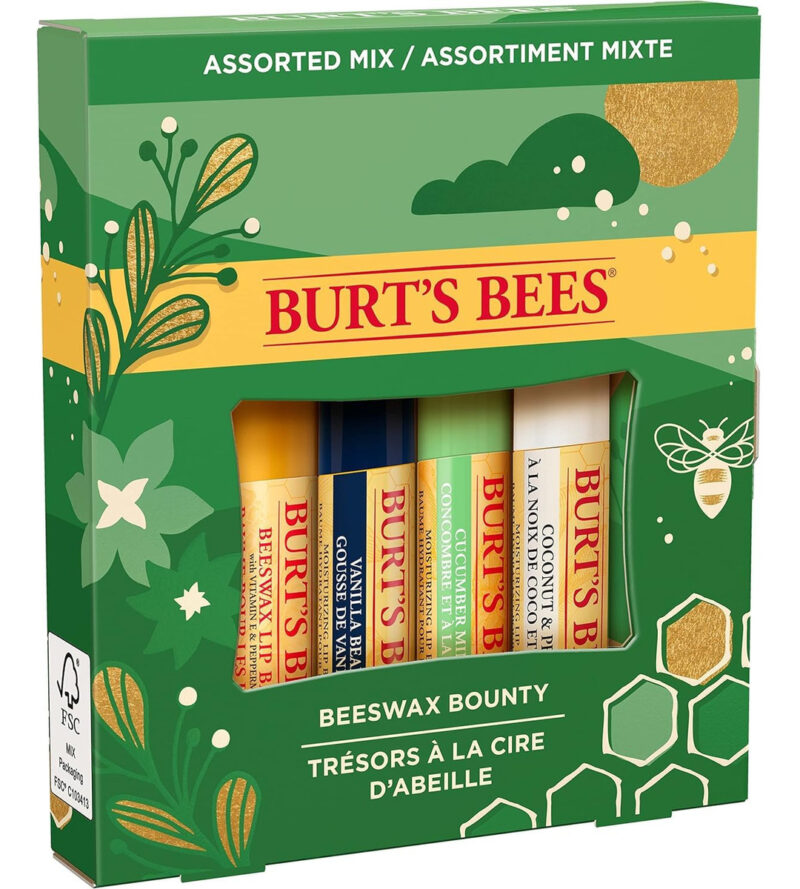 Conjunto De Presentes Burt's Bees Lip Balms Cera De Abelha, - Image 7