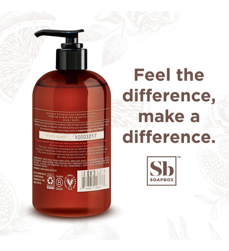 Sabonete Líquido Para Mãos Citrus & Peach Rose 360ml X3 - Image 8