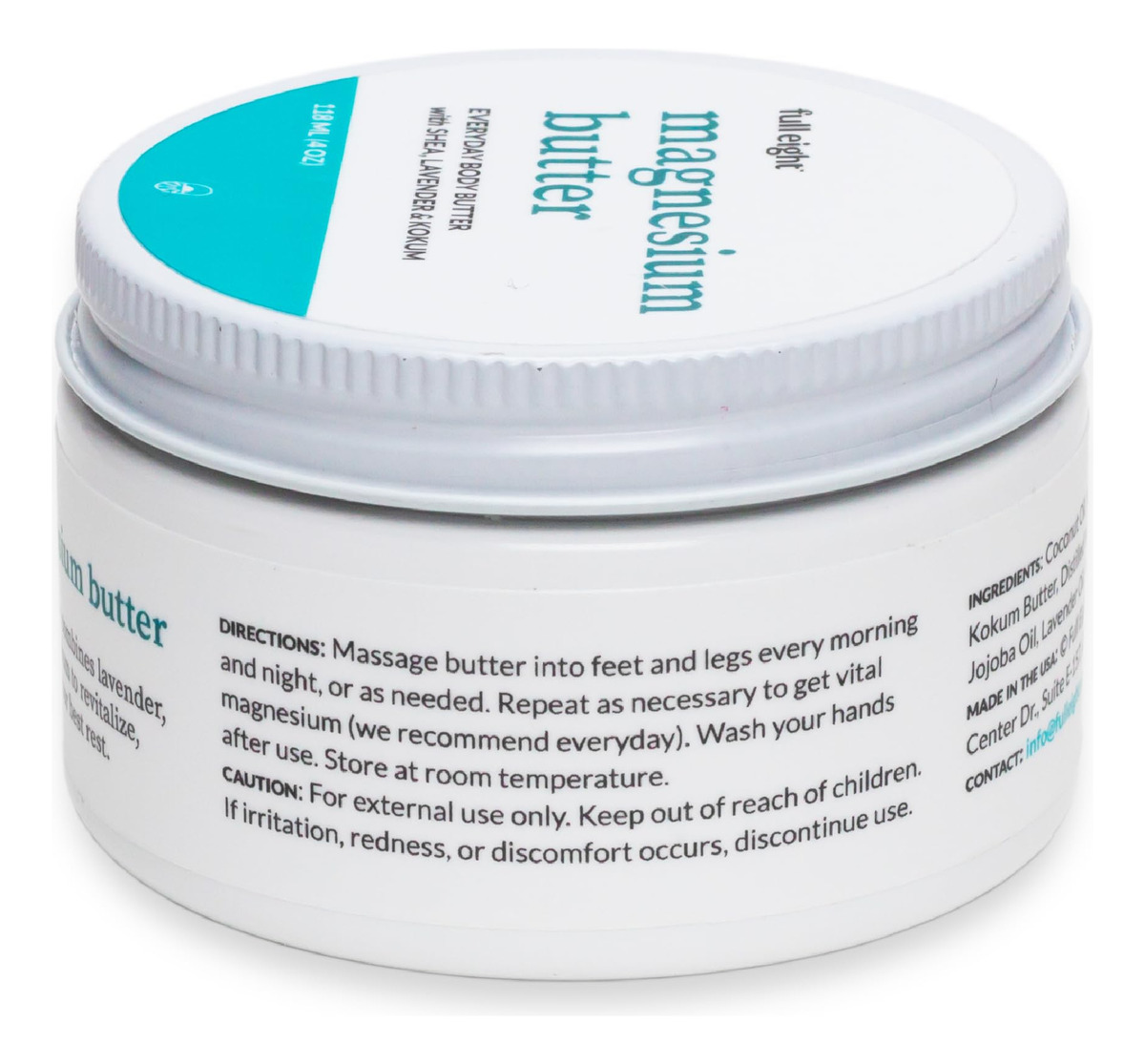 Manteiga Corporal Full Eight Organic Magnésio 120ml - Imagem 7