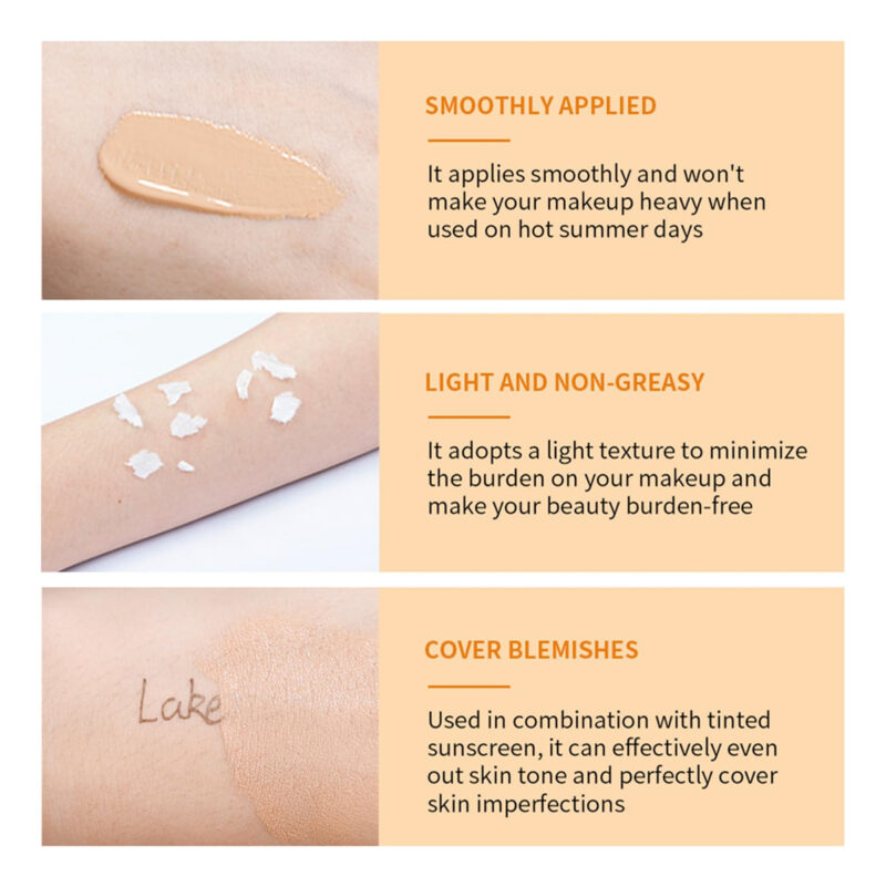 Protetor Solar Isherbin Tinted Face Spf 40 W/ Vitamina C 40m - Image 5