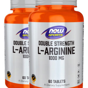L-arginina 1000mg 60 Tabs Importado 2un Now Foods