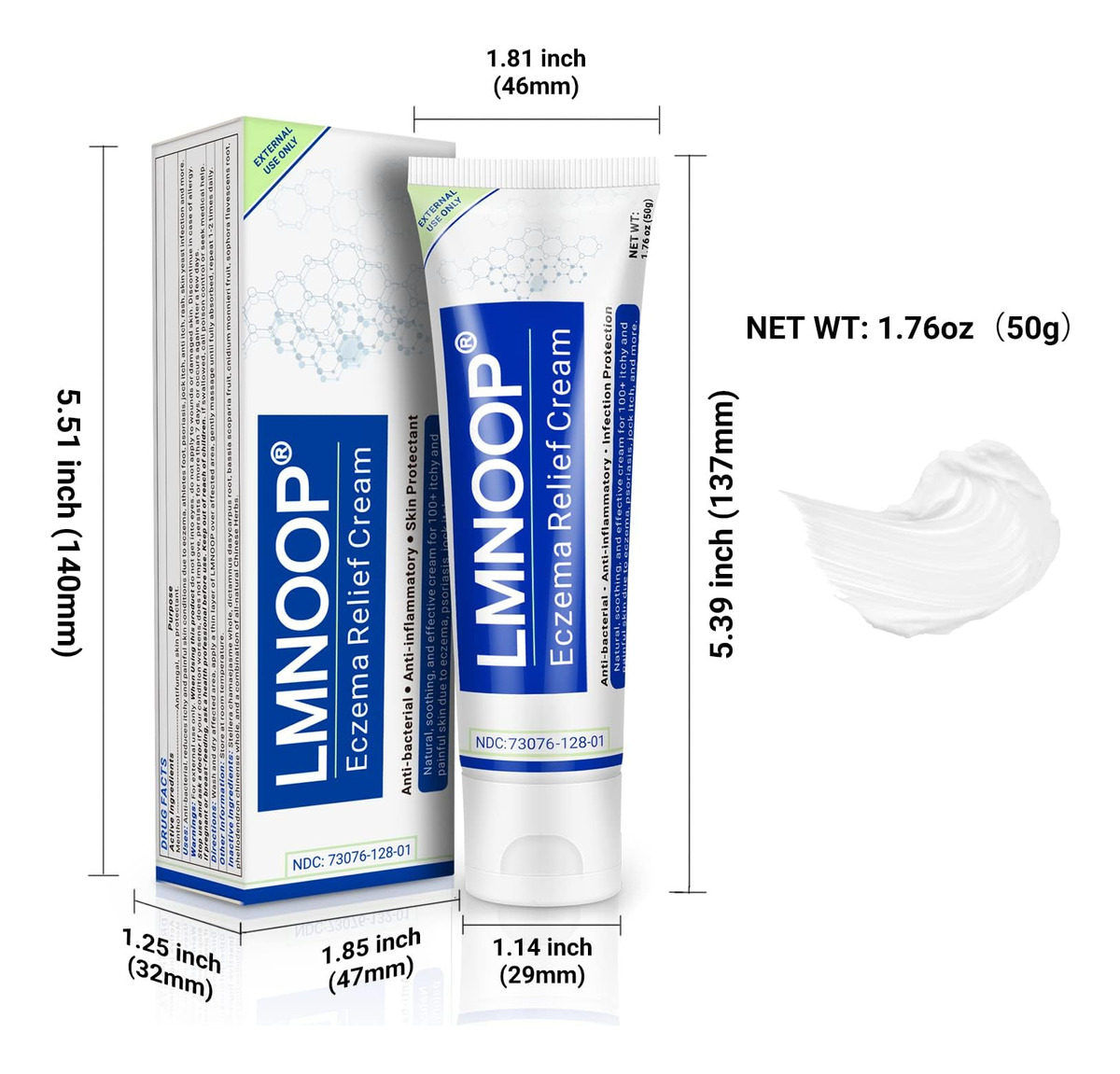 Creme Para Eczema Lmnoop Maximum Strength Treatment Pomada - Imagem 7
