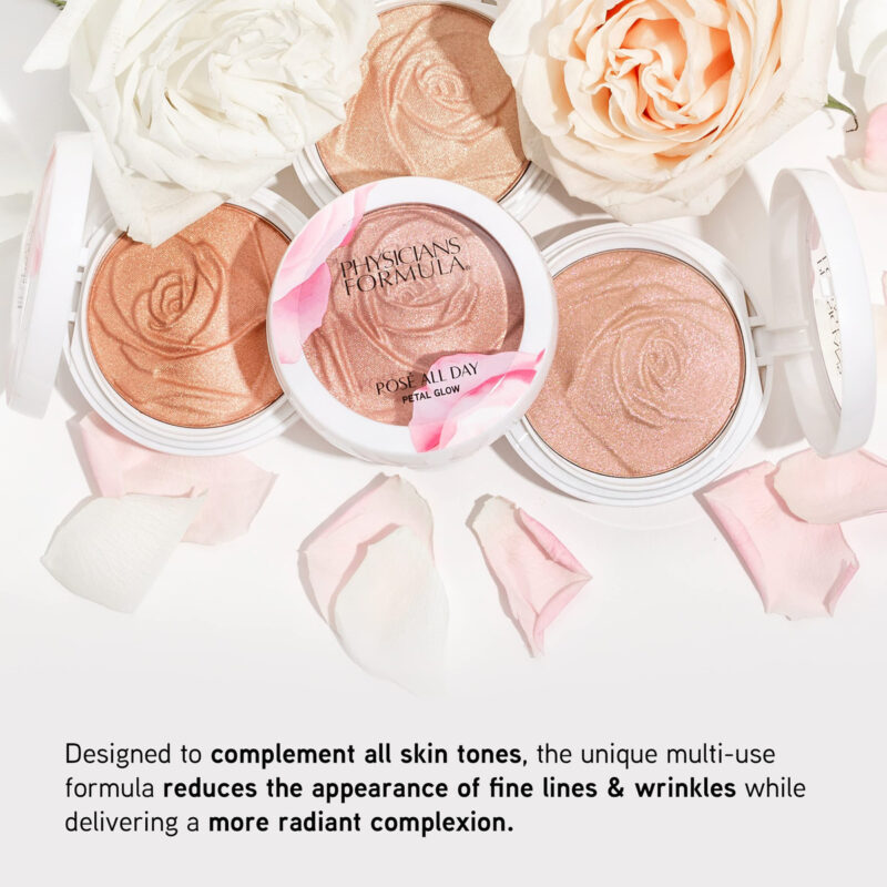 Pó Facial Highlighter Blush Physicians Formula Rosé All Da - Image 4