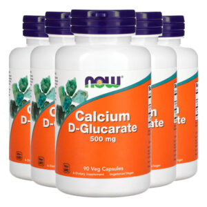 D-glucarato Cálcio 500mg Now Foods 90veg Caps Importado 5un