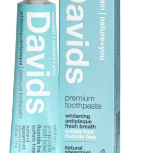 Pasta De Dentes Davids Antiplaca Clareadora Sem Flúor 155ml