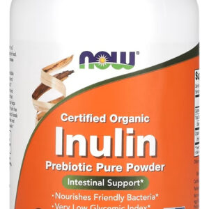 Inulina Orgânica Pó Now Foods 454g Puro Sabor N/a