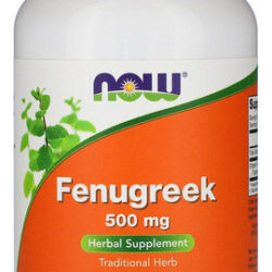 Fenugreek Now Fenugreek 500 Mg 250 Cápsulas Sabor Insípido