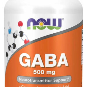 Nowfoods Gaba/ácido Gama 500mg Vitamina B6 100capveg Eua/usa Sabor Sem Sabor