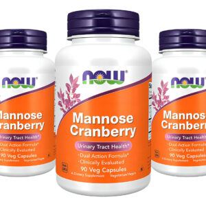 Manose E Cranberry Now Foods Mannose Cranberry 90vegcaps 3un Sabor Sem Sabor