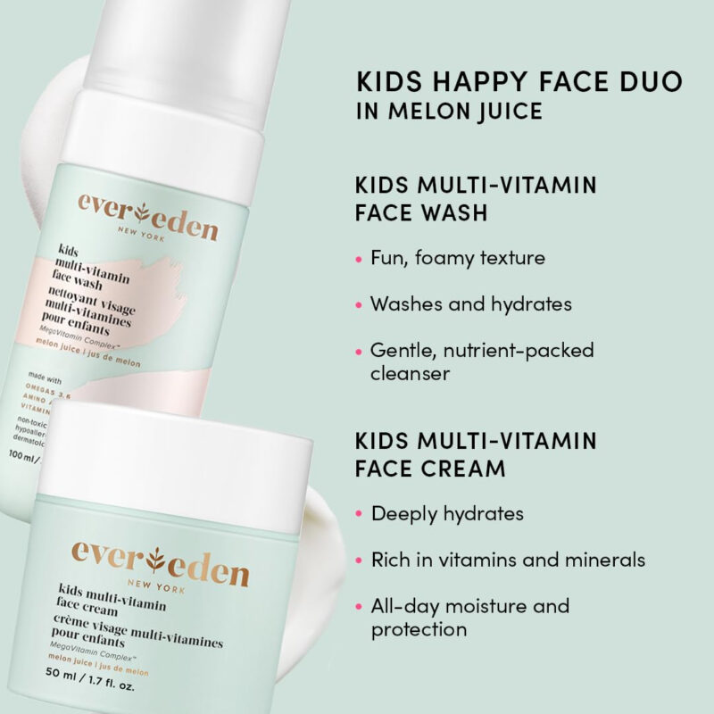 Conjunto De Cuidados Com A Pele Evereden Kids Happy Face (su - Image 2